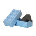 LEGO Storage Brick 8 - oppbevaringsboks med lokk - 50 x 25 cm - light royal blue